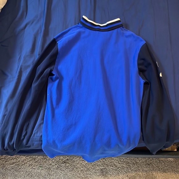 Ralph Lauren 2-Tone Blue Large Pony Logo Long Sleeve Polo Shirt Men’s Medium - Picture 3 of 3